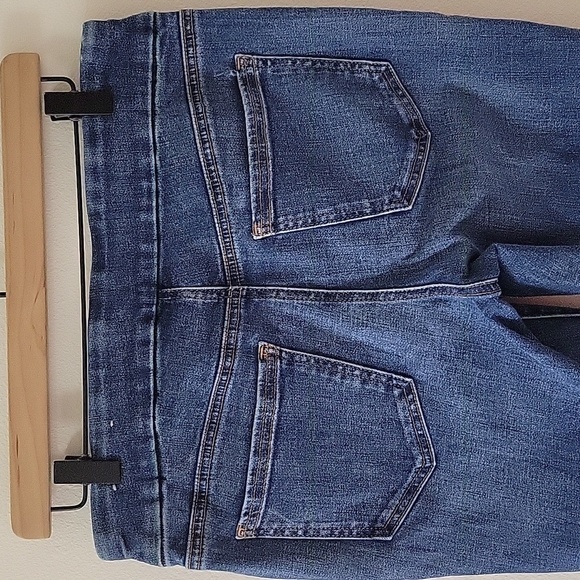 Chico's Pull On Slim Boot Cut Jeans Size 8 - *ALTERED* - Picture 5 of 8